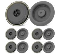 YIPFEN Pack de 8 Tapones de Goma para Carrocería, Tapones Impermeables para Chasis, Suelo y Maletero, Accesorios Prácticos para el Cuidado del Vehículo, Compatibles con Audi y VW (40 mm)