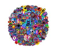 YIPFEN Pegatinas Geniales 100 Piezas Impermeables Vinilo. Stickers Estéticos para Personalizar Laptop, Botella Agua, Skateboard, Diario y Móvil. Decoración Moderna para Niños y Jóvenes.
