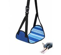 YIPFEN Reposapiés para Viaje 1 Unidad Azul, Reposo Piernas Ergonómico Compacto con Soporte Dorsal, Alivia Presión Venosa y Relaja Músculos Durante Vuelos o Esparcimiento