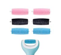 YIPFEN Rodillos de Recambio para Eliminar Callos y Durezas, 6 Piezas (3 Rugosidades). Compatibles con Scholl Velvet Smooth para Pedicura Profesional y Pies Suaves.