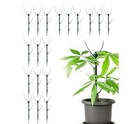 YIPFEN Tutores para Plantas Trepadoras, Set de 6 Estacas de Plástico Apilables. Soportes Estables para Crecimiento Vertical Saludable de Monstera, Hoya, Pothos y Otras Plantas de Interior y Exterior.