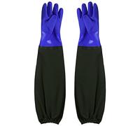 YiPHomn Guantes de Limpieza de Estanques, Guantes de Trabajo de Seguridad, Guantes Impermeables Extra Larga de Goma, Guantes de Jardinería, para Acuario Estanque Hombres Mujeres