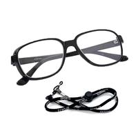 YIPINGHUI Delantal de Plomo Gafas de protección con plomo contra radiación de rayos X: con marco de plástico envolvente y protectores laterales