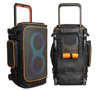 YipuVR Funda de transporte para JBL PartyBox 520 Encore II, almacenamiento de viaje, antiarañazos, a prueba de polvo, funda protectora para altavoz con ruedas y asas, para fiestas al aire libre