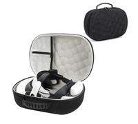 YipuVR Funda RíGida de Transporte de Eva para Meta Quest 3/3S, Compatible con Accesorios de Auriculares Quest 3S, A Prueba de Golpes, Impermeable, Forro Suave para Viajes y Almacenamiento En