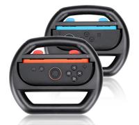 YipuVR Volante de 2 piezas para Nintendo Switch 2, Volante de Agarre Cómodo para Switch 2, Accesorios para Volantes de Carreras Mario Kart Deluxe