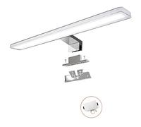 YIQAN 60cm Led Luz de Baño 13w 1400lm de Espejo 6000K Blanca Fría de Gabinete Iluminación de Maquillaje 3 Maneras de Instalar