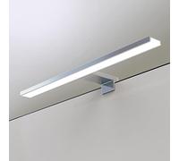 YIQAN 60cm luz de espejo 13W led 4000k con abrazadera, lámpara de baño IP44 iluminación, netural