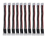 Yiqigou 10 PCS JST-XH 3S Conector 2S 3S 4S 5S 6S Equilibrio Cable de Extensión con 15 cm Cable Silicona 22AWG para RC Batería de Litio (3S)