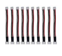 Yiqigou 10 PCS JST-XH Conector 2S 3S 4S 5S 6S Equilibrio Cable de Extensión con 15 cm Cable Silicona 22AWG para RC Batería de Litio (2S)