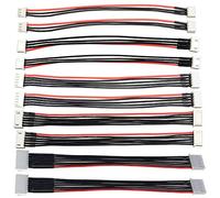 Yiqigou 10pcs Cables de Extensión de Equilibrio JST-XH 2S 3S 4S 5S 6S 2S-6S Conector JST-XH Conector Adaptador con Cable de Silicona de 15 cm, 22 AWG.