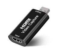 YIQILAIYA Capturadora Video HDMI, Tarjetas de Captura de Audio y Vídeo 1080p Adaptador HDMI a USB, Capturadora para Streaming de Vídeo en Directo y Grabación
