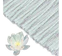 YIQILAIYA - Lote de 100 hilos de chenilla con purpurina, color blanco, 6 x 30 cm, flash de color pipa limpiadores, chenille ocio creativo para trabajos manuales para proyectos creativos y decoración