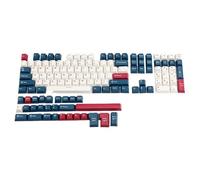 YiQinzcxg 136Key Mech Soldier Keycaps Collection - Tapas de teclas con 2 chorros de color para una escritura precisa y estética