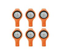 YiQinzcxg 6 piezas Brújulas ligeras Relojes Herramienta de Navegación al Aire Libre Correa Ajustable Brújulas portátiles para mochileros Escalada Equipo de Navegación Profesional Camping