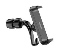 YiQinzcxg Automotive Trip Coche Reposacabezas Soporte para Teléfono 360 Soporte Giratorio ABS Abrazadera Seguro para Dispositivos Móviles Reposacabezas de Coche Soporte para Teléfono Para Niños En El
