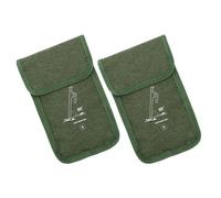 YiQinzcxg Bolsa de almacenamiento para acampar al aire libre, 2 unidades, tela Oxford, bolsa ligera para uñas, bolso de mano, duradero y ligero