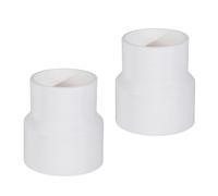 YiQinzcxg Boquilla adaptador de ventilador de escape para canales de 50 mm con varios conectores de 20/25/32/40 mm, acoplador de reducción de conducto de aire