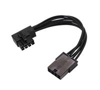 YiQinzcxg Cable de alimentación para tarjetas gráficas de 8 pines en ángulo de 90 o 180 grados en forma de L para carcasa de PC, una fuente de alimentación estable de las GPU garantiza un cable de PC