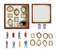 YiQinzcxg Caja de museo, marco para recuerdos de fotos y regalos de San Valentín, juego de marco