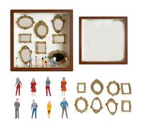 YiQinzcxg Caja de museo, marco para recuerdos de fotos y regalos de San Valentín, juego de marco