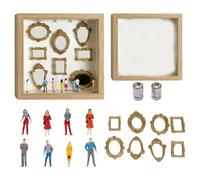 YiQinzcxg Caja de museo, marco para recuerdos de fotos y regalos de San Valentín, juego de marco