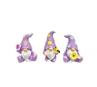 YiQinzcxg Conjunto De 3 Hermosas Figuras Elfos Durabilidad Vehículo De Resina Para Jardín Al Aire Libre En El Interior Resina Decoración De Vacaciones Para Jardín