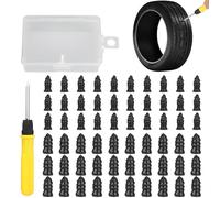 YiQinzcxg Crisis Identity Kit de 60 salidas vulcanizadoras para neumáticos de coche, camión, pinchazos, kit de reparación de salida de vacío