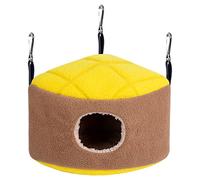YiQinzcxg Hamaca colgante para pájaros, con ganchos de aleación, jaula de invierno para mascotas, cama de felpa para canarios