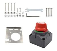 YiQinzcxg Interruptor de separación de batería marina 12V-48V 275A barcos selección de batería aislantes interruptor giratorio accesorios de coche duraderos