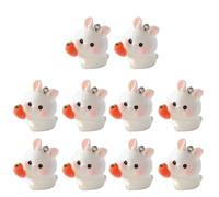YiQinzcxg Juego de 10 piezas de abalorios de animales para llaveros hechos a mano accesorios de joyería accesorios de joyería de textura bloqueada accesorios para llavero, talla única, como se