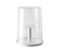 YiQinzcxg Juego de té apilable maleta con divisores flexibles, diseños bien visibles, tapa resistente al polvo, estructura que ahorra espacio, base antideslizante, caja de almacenamiento