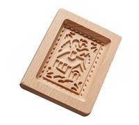 YiQinzcxg Las formas clásicas de galletas de madera con huecos sin costuras disponen de una construcción de materiales naturales y son perfectas para dar forma a galletas y madera