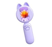 YiQinzcxg Práctico instrumento de aprendizaje para niños recargable Pantalla detallada del plan La exploración del interior Colorido instrumento digital para niños