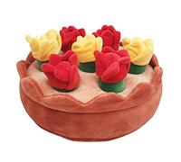 YiQinzcxg Puzle para perros juguetes golosinas olfateo juguete de peluche regalo aburrimiento juguete de peluche masticar agresivo