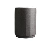 YiQinzcxg Taza de cerámica quemada al horno 220 ml diseño con lados rectos accesorios de cocina funcional bar para café expreso y bebidas calientes. Taza de café hecha a mano con lados rectos