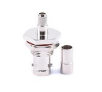 YiQinzcxg Todo cobre BNC C C KKY-3 0 BNC Socket Hembra Conector 75OHM Conector impermeable Q9Q Hembra Socket