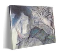 YiQuSoft Cuadro de William Blake con imagen del Minotauro para ilustrar el Infierno, cuadro impreso para pared, lienzo, obra de arte, idea de regalo, habitación, estilo marco estético, 40 x 60 cm