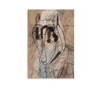YiQuSoft Francis Picabia Espagnole Et Agneau De L'apocalypse, C. 1927-28 Póster de pared estético lienzo pintura cuadro decoración hogar sin marco 60 x 90 cm