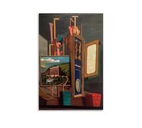 YiQuSoft Giorgio De Chirico - Póster metafísico sobre lienzo para interiores, óleo sobre lienzo, impresiones artísticas para pared, cuadros fotográficos, decoración de habitación, decoración del hogar