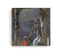 YiQuSoft James Tissot 1896 I Thirst, The Vinagar Given to Jesus John, póster artístico para pared, dormitorio, decoración del hogar, cuadros en lienzo, sin marco, 50 x 50 cm