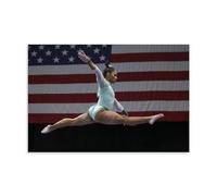 YiQuSoft Jordan Chiles Classic Move Póster de gimnasia Superstar_LE_upscale_balanced_x2 impresiones artísticas para pared, pintura para colgar fotos, decoración de dormitorio familiar, regalo, estilo