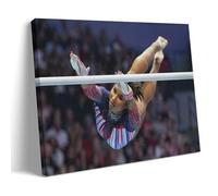 YiQuSoft Jordan Chiles Classic Move Poster Gymnastics World Star_LE_auto_x8 - Lienzo decorativo para pared, impresión de pared, decoración moderna para el hogar, estilo marco, 30 x 45 cm