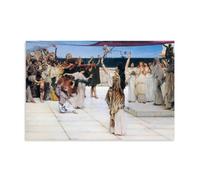 YiQuSoft Lawrence Alma-tadema A Dedication to Bacchus, 1889 - Póster en lienzo para pared, impresión decorativa moderna, sin marco, 60 x 90 cm