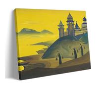 YiQuSoft Nicholas Roerich And We Are Trying, from The Sancta Series 1922 - Póster artístico para pared, pintura para colgar fotos, decoración de dormitorio familiar, estilo marco de regalo, 20 x 30 cm