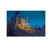 YiQuSoft Nicholas Roerich Sky Power, póster de 1934 sobre lienzo para pared, impresión de pergamino, decoración de paredes de sala de estar, hogar, estilo sin marco, 30 x 45 cm