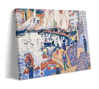 YiQuSoft Póster de Andre Derain Le Séchage Des Voiles (Las velas secas), 1905, impresión artística para pared, lienzo para regalo, decoración del hogar, estilo marco decorativo, 20 x 30 cm