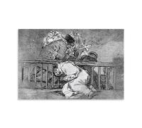 YiQuSoft Póster de Francisco De Goya Plate 47 Así Sucedió (This Is How It Happened) - Lienzo decorativo para pared, cuadros fotográficos, decoración de habitación, decoración del hogar, estilo sin