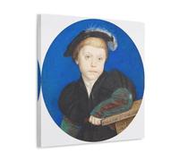 YiQuSoft Póster de Hans Holbein The Younger Henry Brandon, 2º duque de Suffolk, impresión estética para habitación, lienzo moderno para decoración de dormitorio, estilo marco, 60 x 60 cm
