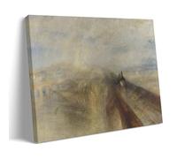 YiQuSoft Póster de J. M. W. Turner Rain Steam and Speed The Great Western Railway - Lienzo decorativo para colgar fotos, idea de regalo, decoración del hogar, obras de arte, estilo marco, 50 x 75 cm